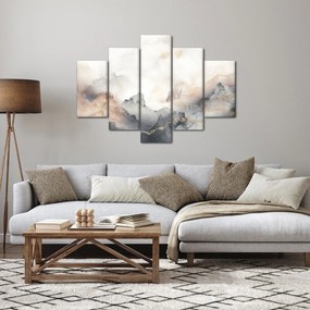 Kép - Hegyi absztrakció márvány textúrával (150x105 cm)