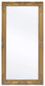 vidaXL Barokk stílusú fali tükör 120x60 cm arany