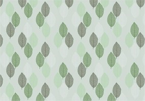 Flizelin fotótapéta Levelek Zöld minimalizmus és nyugalom 300x210 +ragasztó