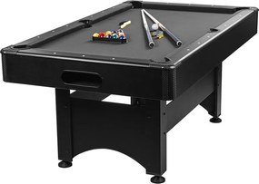 GamesPlanet Biliárdasztal felszereléssel fekete/antracit