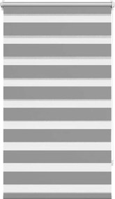vidaXL szürke zebra roló 70,9 x 120 cm szövet szélesség 66,7 cm