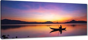 Képek 100x40 Esti horgászat naplementekor