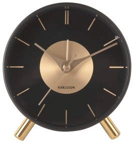 Ébresztőóra ø 11 cm Gold Disc – Karlsson