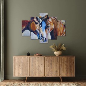 Kép - szerelmes lovak (150x105 cm)