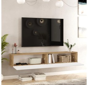 TV asztal/Szekrény France 8 (atlanti fenyő + fehér) . 1102148