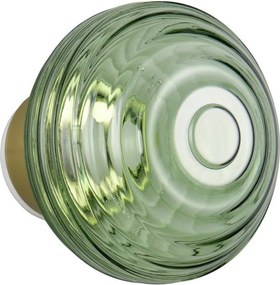 Zöld USB üveg LED fali lámpa ø 15,5 cm Earl – Reality