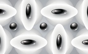Tapéta Fém Gömbök Absztrakt Minimalizmus modern design 200x140 +ragasztó