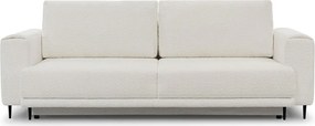 Krémszínű buklé kinyitható-tárolóhelyes kanapé 260 cm Dalia – ELTAP