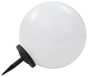 2 db napelemes kültéri LED gömblámpa 50 cm RGB