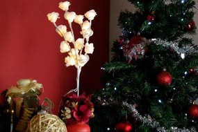 GARTHEN Fénydekoráció  Dekoratív rózsák  16 LED 45 cm