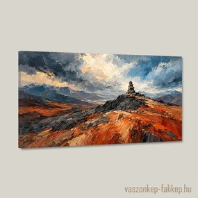 Vihar után – prémium hegyi falikép 40x23 cm
