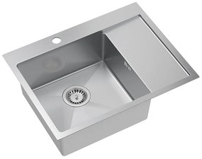 Acél mosogatótálca RUSSEL 116 BRUSH NICKEL