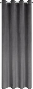 Ariadna készfüggöny 140x250 grafit velúr, gyémántokkal díszítve