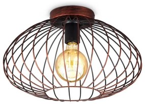 B.K. Licht 1471 - Csillár RETRO 1xE27/40W/230V réz