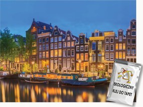 Fotótapéta Flizelina Panoráma Amszterdam város Kilátás Folyó 250x175 ragasztó