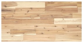 2 db kezeletlen tömör akácfa függőpolc 100 x 40 x 2 cm