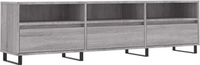vidaXL szürke sonoma színű szerelt fa TV-szekrény 150x30x44,5 cm