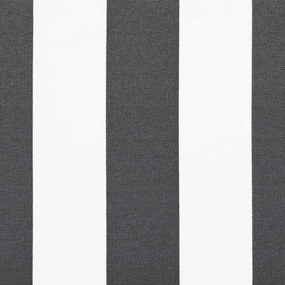 antracit és fehér szövet és alumínium behúzható napellenző 4x3m