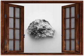 Poszterek 120x80 Fekete-fehér Szikla