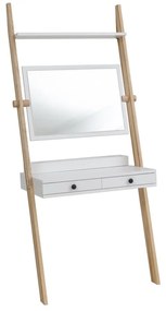 Leno fehér állvány fiókkal és tükörrel - Ragaba