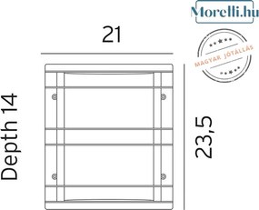 NORLYS 220GA Klasszikus Kültéri Fali Lámpa E27 IP54