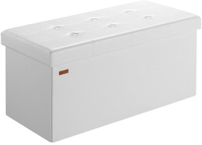 Deuba Tárolópad 80x38x38 cm - fehér