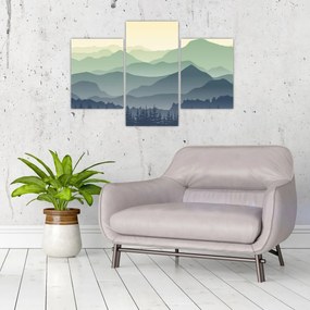 Kép - Forest Mountain (90x60 cm)