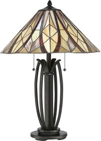 Elstead tiffany asztali lámpa victory & holmes barna elsqz-victory-tl
