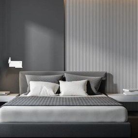 LED Fali lámpa SHELF 1xLED/4W+1xLED/5W+1xLED/2W/230V + USB port fehér