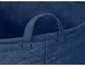 Sötétkék textil szennyeskosár 67 l Tom Tailor – Wenko
