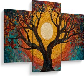 Kép - Nap az élet fájának koronájában (90x60 cm)