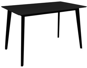 Étkezőasztal fekete asztallappal 70x120 cm Vojens – House Nordic