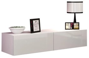 TV asztal/szekrény Zylia 140 (szürke + fényes szürke). 1053759