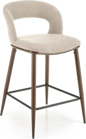 H-114 bárszék bézs/dió