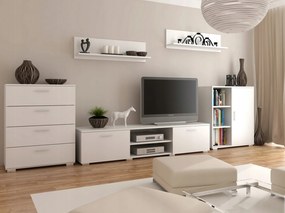 Bútorlap Chopin 2 fehér komód polc rtv Per