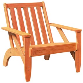 Kerti adirondack szék viaszbarna 75x77x77 cm tömör fa fenyőfa