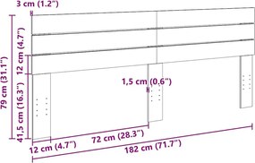 tömör tölgyfa fejtámla 180 cm