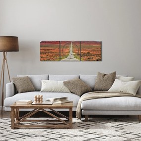 Kép - U.S. 163-as út (órával) (90x30 cm)