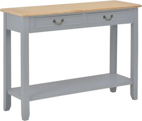 vidaXL szürke fa tálalóasztal 110 x 35 x 80 cm