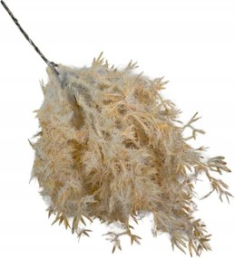 Szárított műfű ág 28 cm krémszínű