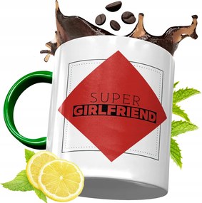 Zöld Bögre Feleség Barátnőjének Ajándék fényképes nyomattal