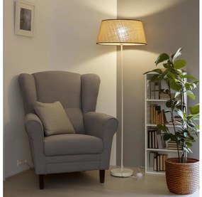 Brilagi - LED állólámpa CERIA 1xE27/40W/230V átm. 50 cm bézs/fehér