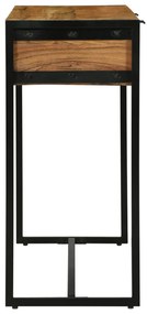 Konzol Asztal 90x35x75 cm Szilárd Fa Akác