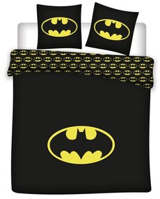Batman Symbol dupla, kétszemélyes ágyneműhuzat 240×220cm, 63x63 cm Microfibre