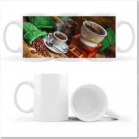 Fotó bögre Csésze és zöld zsákok