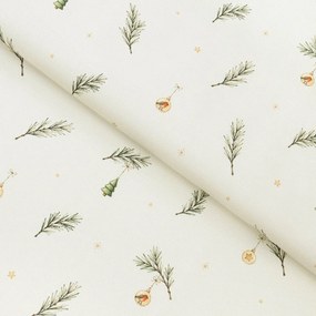 Goldea karácsonyi viaszosvászon méteráru - karácsonyi díszek 160 cm