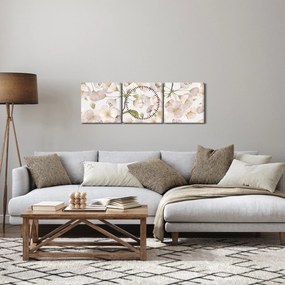 Kép - Virágzás kegyelemmel N⁰1 (órával) (90x30 cm)