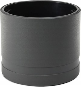 Koma Henger 38 műanyag kaspó antracit betéttel Lamela 38x38x32,2cm