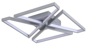 Searchlight 36520SI - LED dimmelhető mennyezeti lámpatest QUATRO LED/29W/230V 40x40 cm