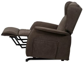 Elektromos Fekvőfotel, Barna Szövet. TV-1190 BR2